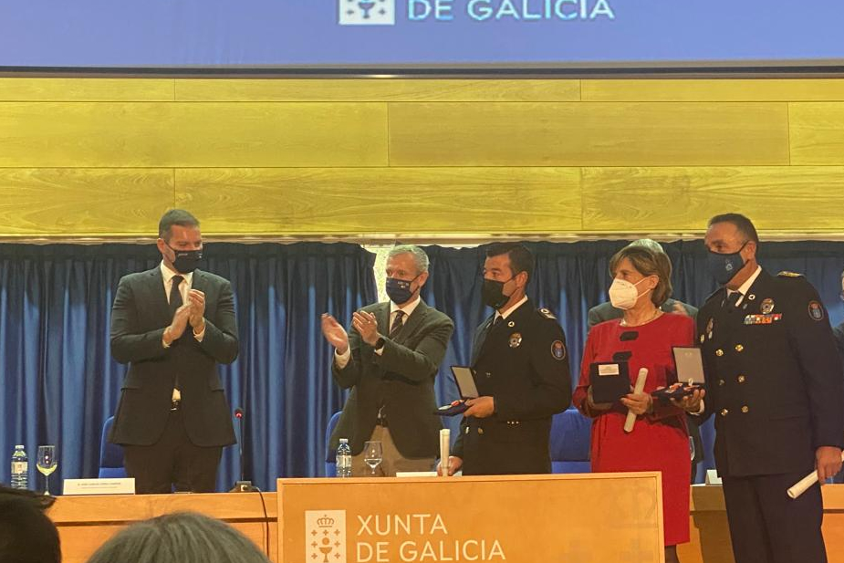 Entrega de medallas