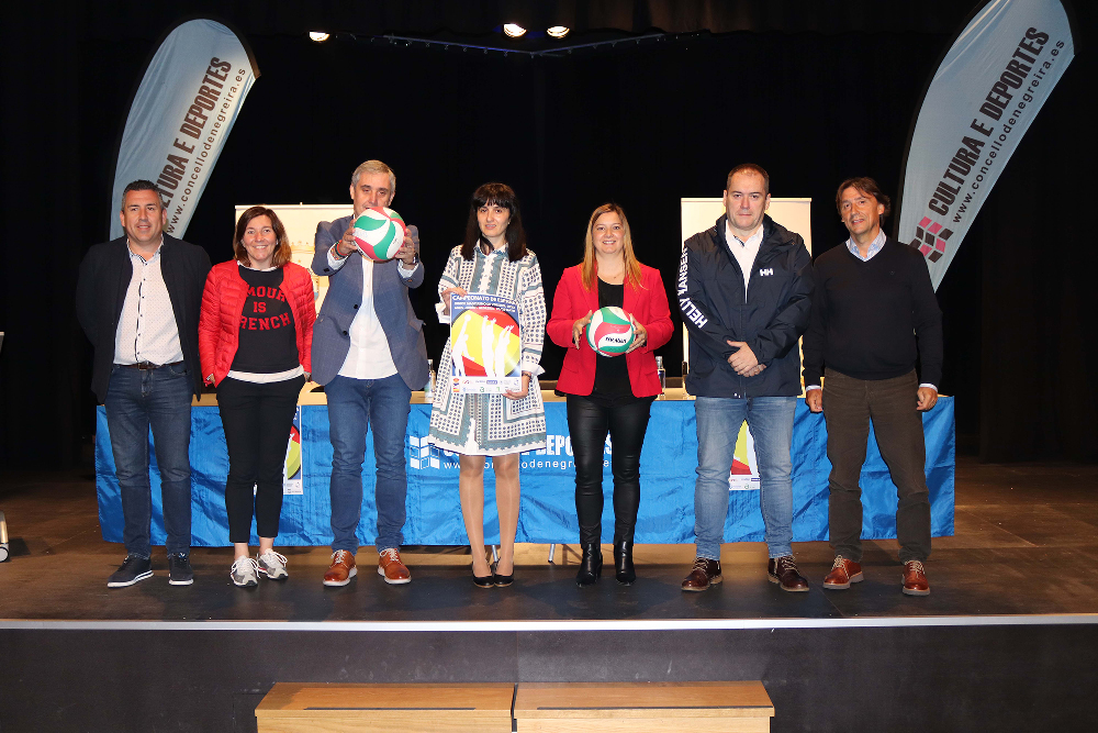 Presentación do campionato de España júnior de Voleibol