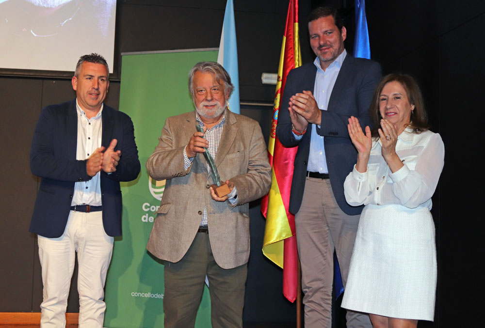 Alfredo Conde recibe o galardón